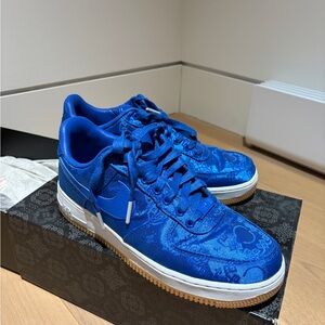 Nike Air Force 1 Low
CLOT Blue Silk